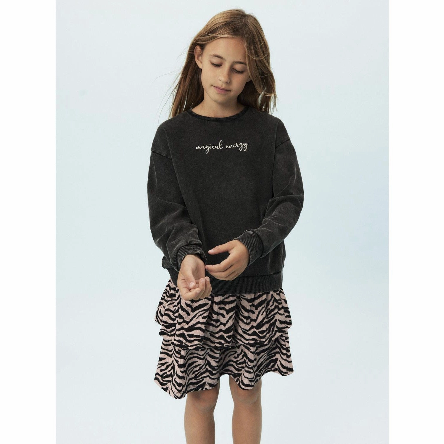 Name It Burnished Lilac Lotta Skirt Front Slit Breathable Material