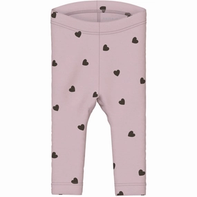 Travel Ease Beginner Level High Waist Name It Burnished Lilac Nbfkheart Leggings