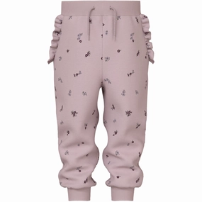 Sporty Style Name It Burnished Lilac Nmflower Sweat Pants Bru