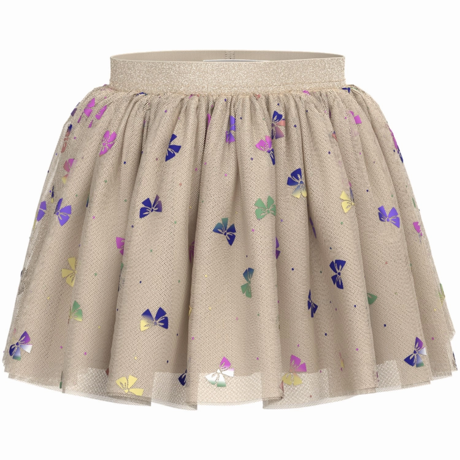 Twist Front Design Name It Buttercream Bows Vabos Skirt