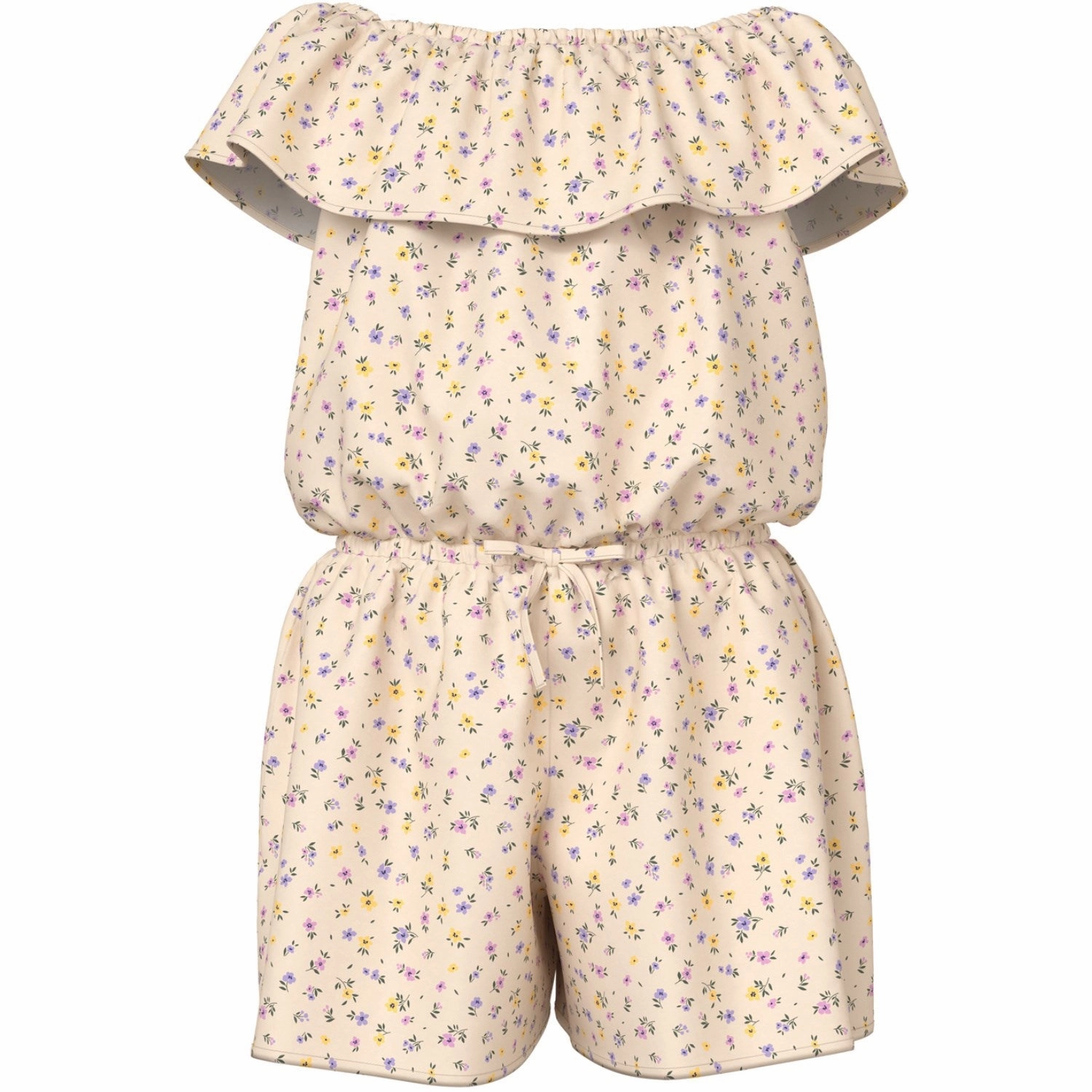 Name It Buttercream Small Flowers Vinaya Playsuit Noos Training Picnic