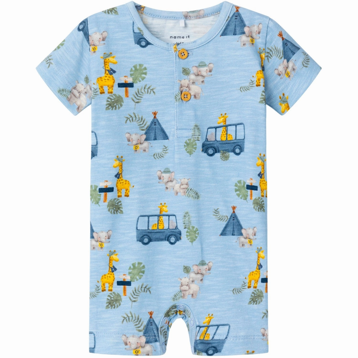 Name It Chambray Blue Hobin Sunsuit Stylish Event Stylish Fancy