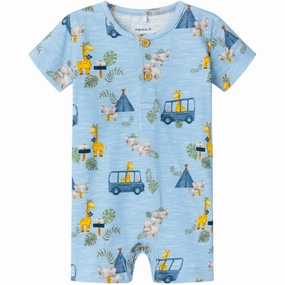 Clean Guest Vacation Friends Name It Chambray Blue Hobin Sunsuit