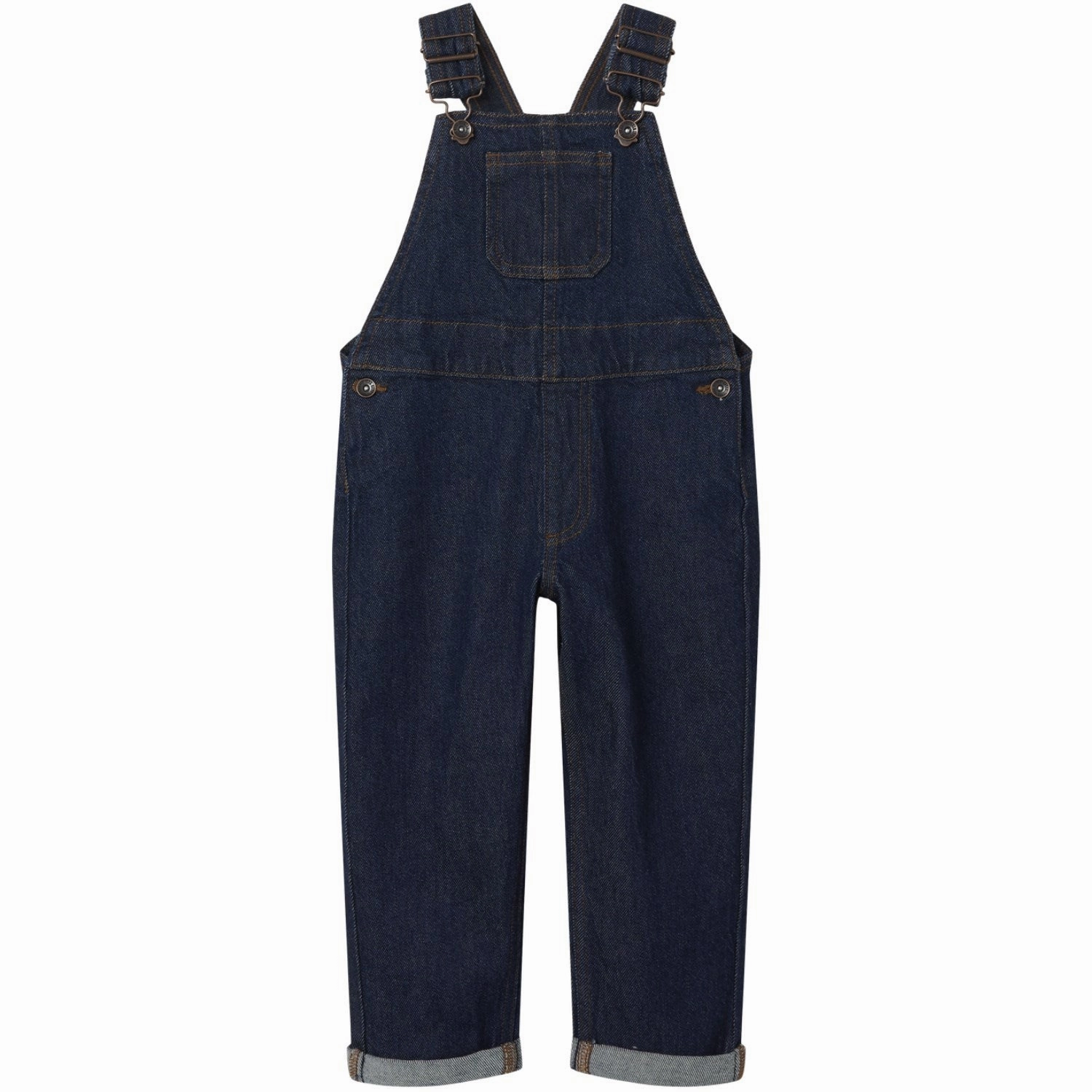 Name It Dark Blue Denim Unwashed Rocco Denim Overall Soft and Cozy