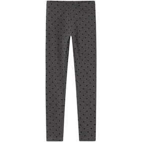 Slim and Sleek Urban Style Name it Dark Grey Melange Vivian Leggings AOP