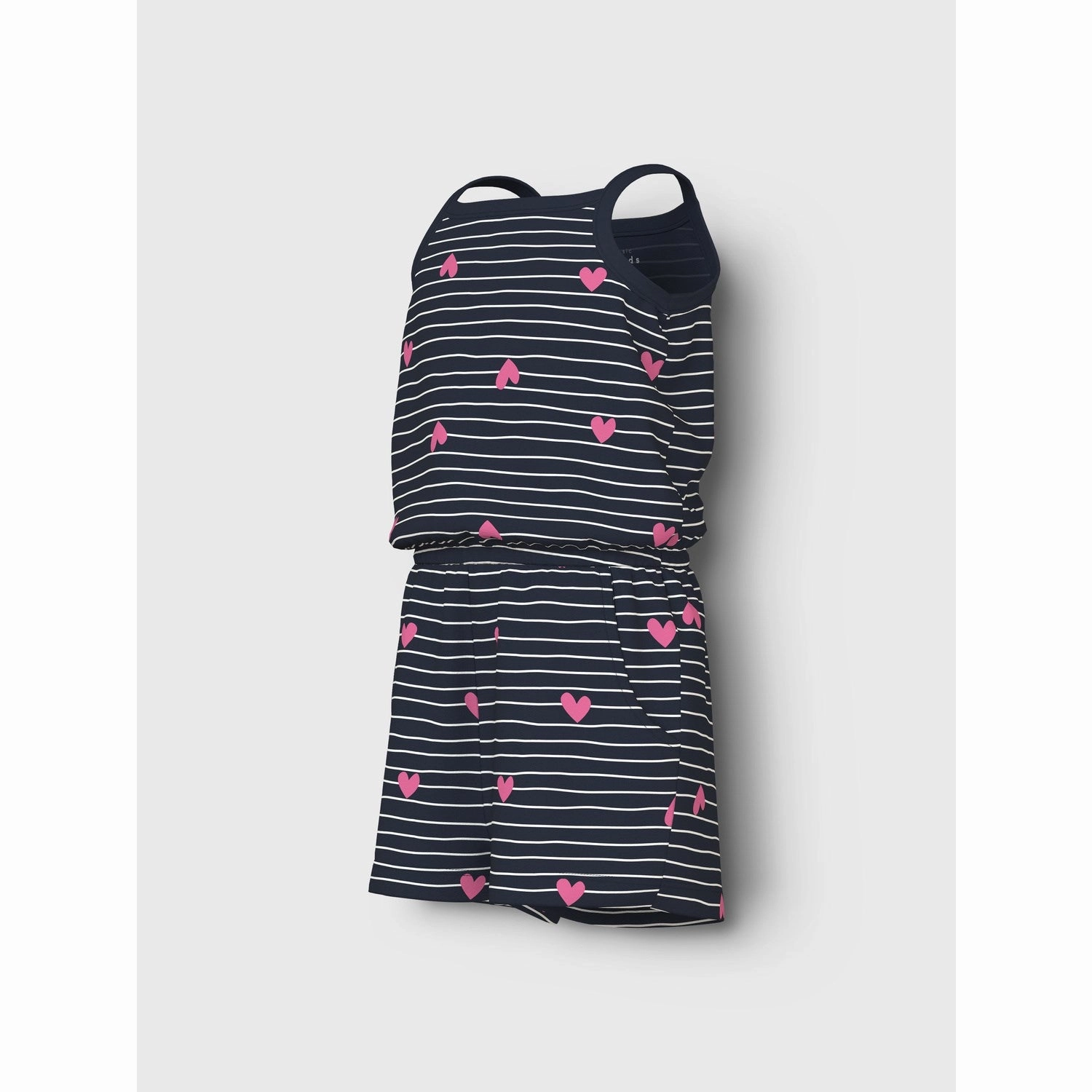 Bold Traveler Holiday Worker Name It Dark Sapphire Hearts Vigga Strap Suit