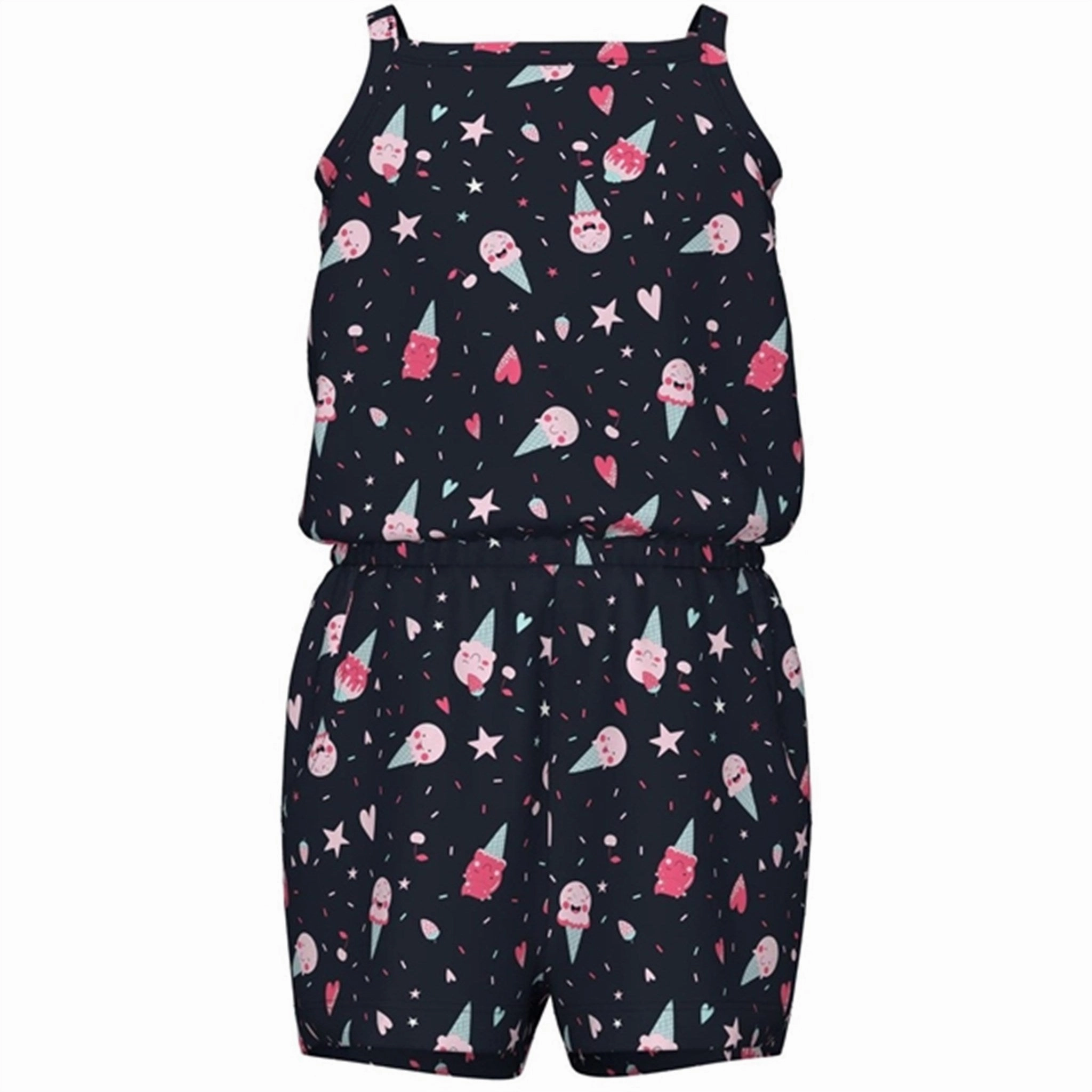 Dynamic New Name it Dark Sapphire Icecream Vigga Strap Jumpsuit