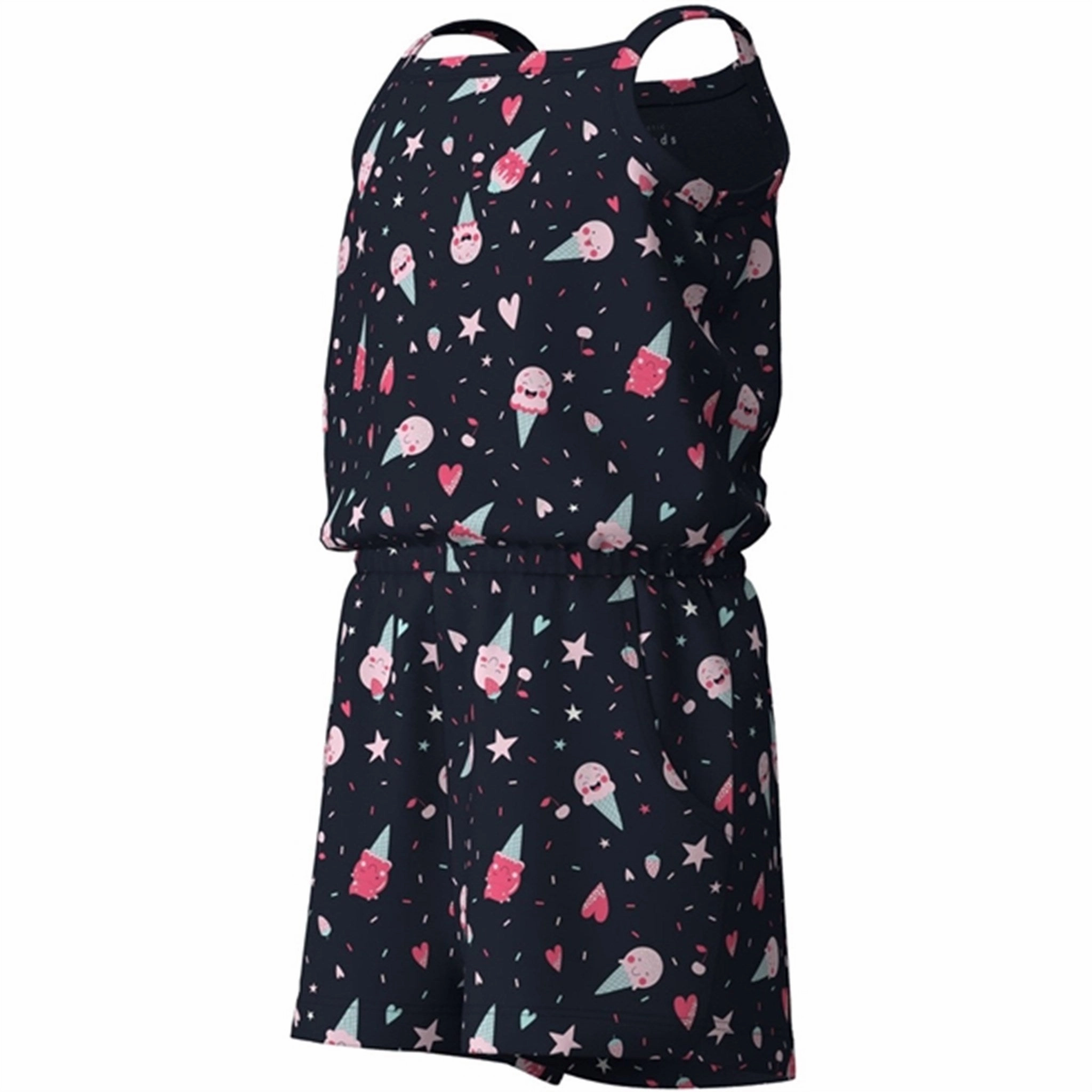 Name it Dark Sapphire Icecream Vigga Strap Jumpsuit Soft Loose Bold Youth