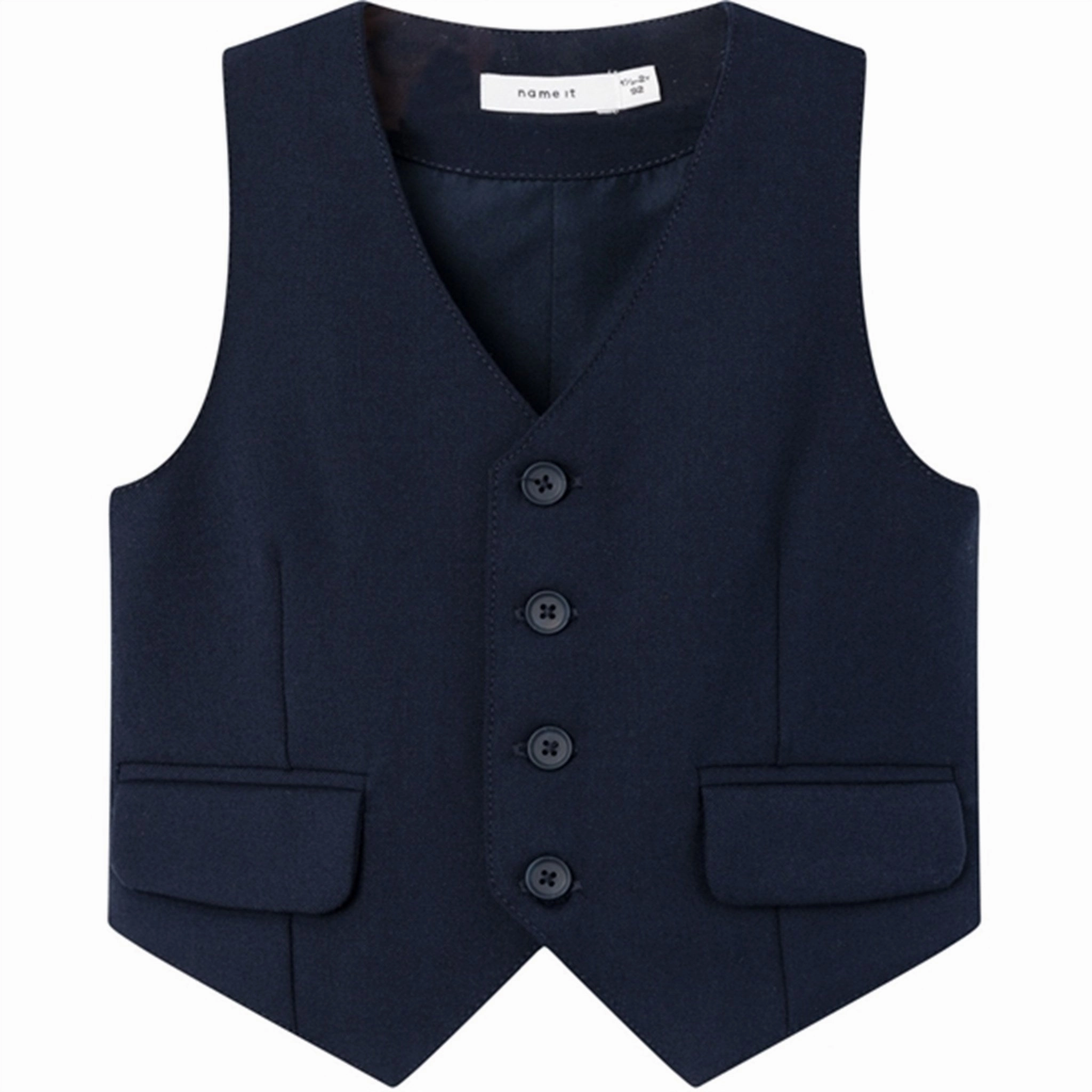 Name it Dark Sapphire Riramel Vest Elasticized Hem quick - drying clothing