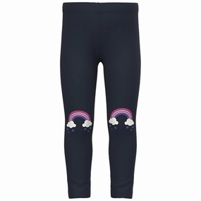 Name it Dark Sapphire Vivia AOP Leggings quick dry Silicone Hem Trim