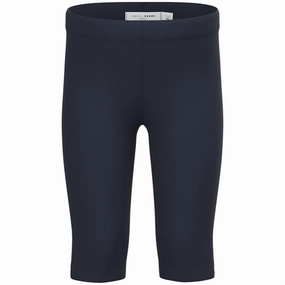 Name it Dark Sapphire Vivian Solid Capri Leggings Flatlock Stitching Technique