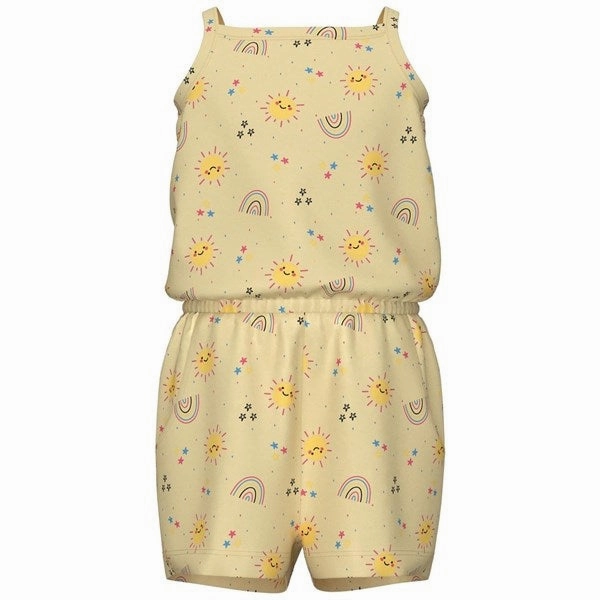 Name it Double Cream Suns Vigga Strap Jumpsuit Outdoor Club Modern Gym