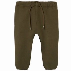 Low-waisted Unisex Design Name it Dusty Olive Rir Sweatpants