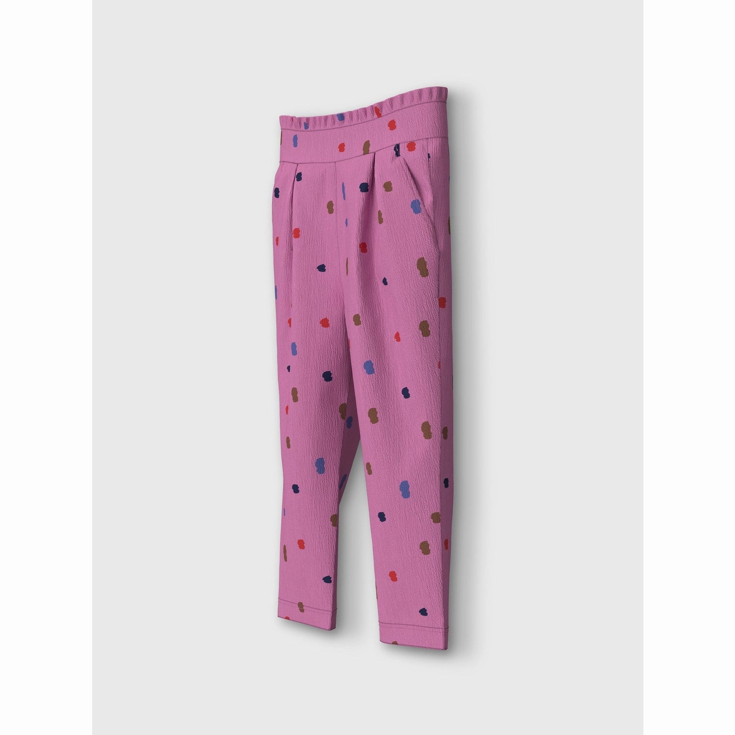 Beginner Level High Waist Name It Fuchsia Pink Nylisa Pants