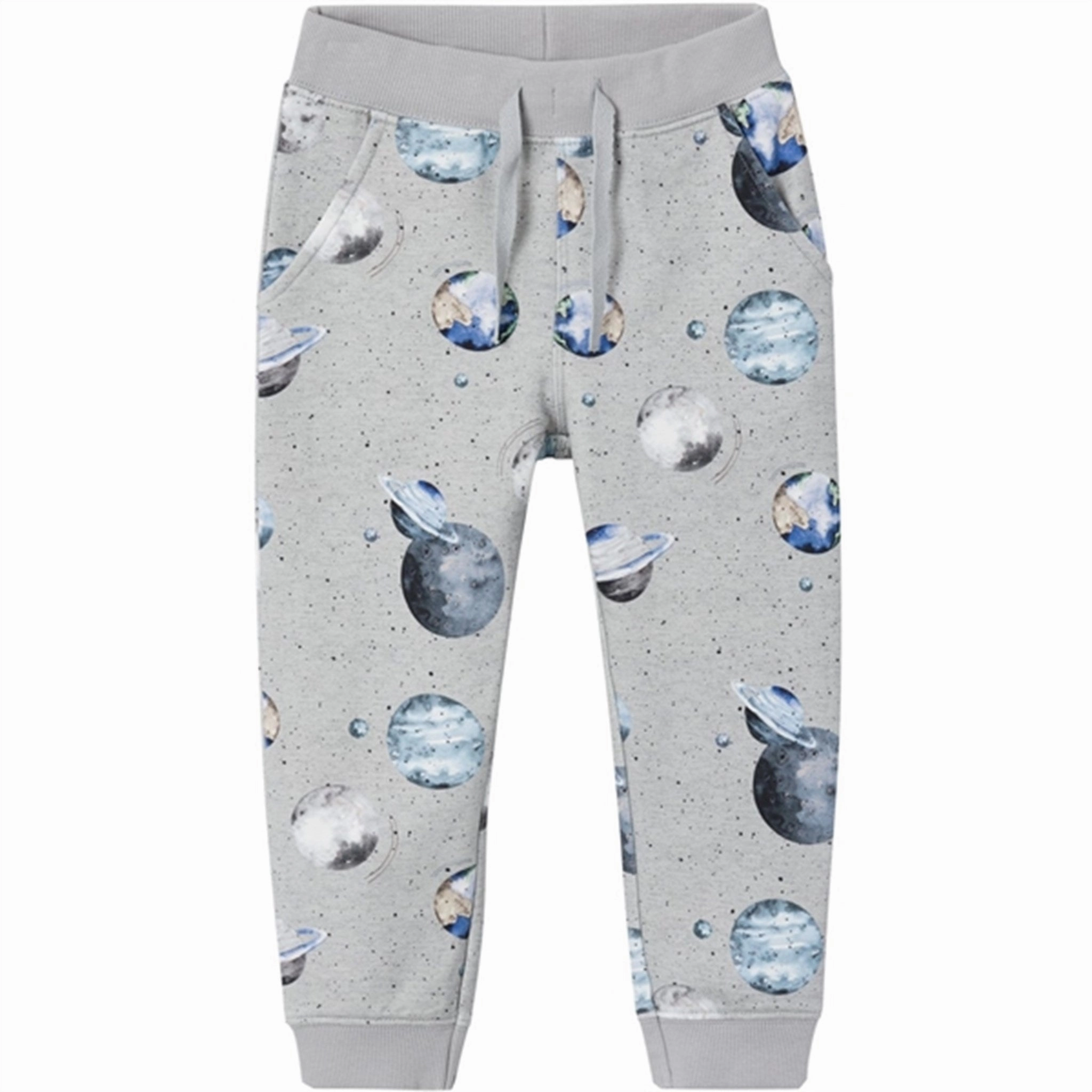 Name it Grey Melange Normann Sweatpants Button-down style