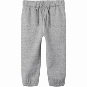 ribbon venue EcoFriendly Materials Name It Grey Melange Oanne Regular Sweatpants
