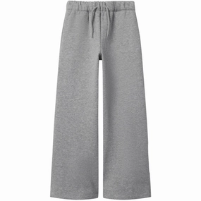 Exhibition gas Name It Grey Melange Oanne Regular Wide Sweatpants