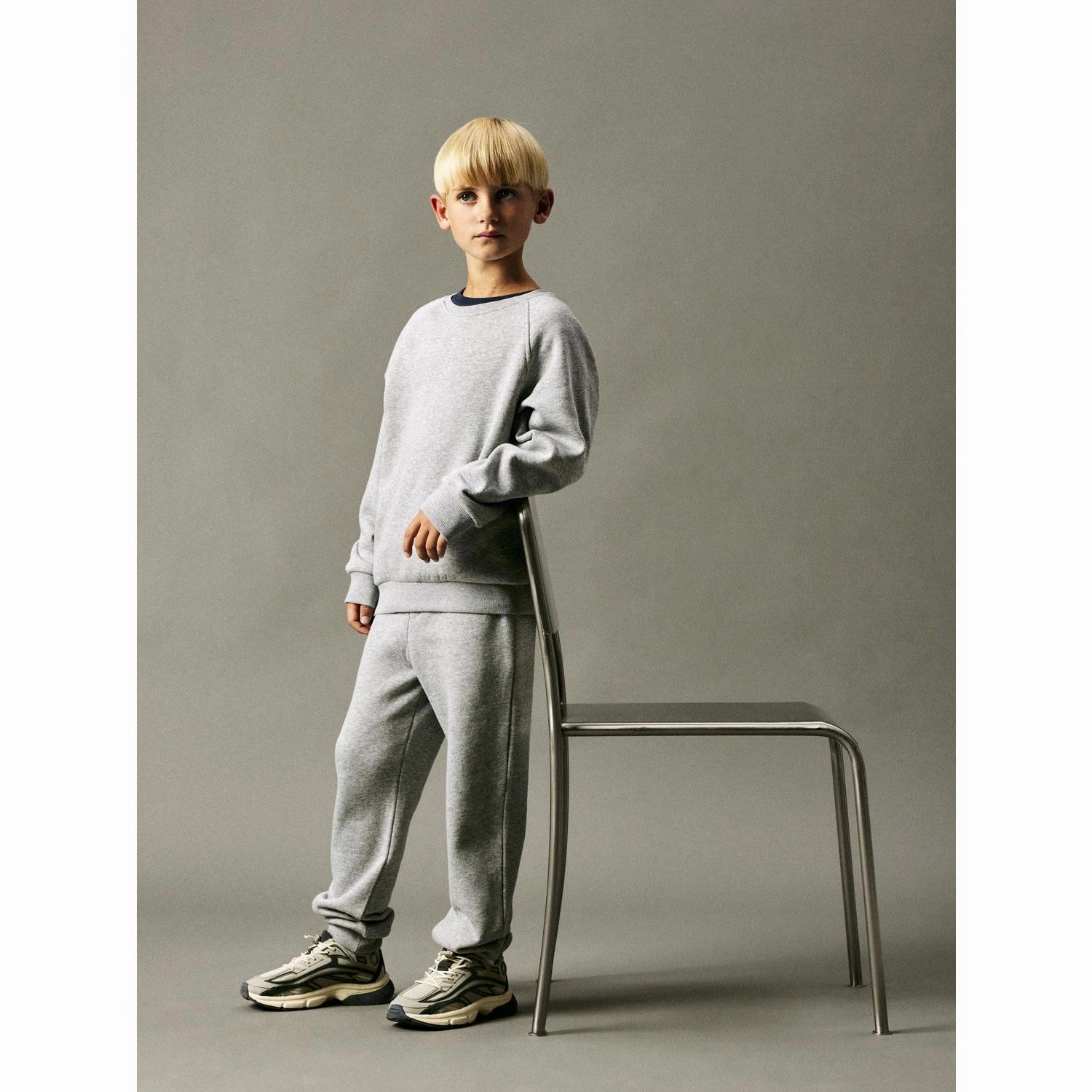 Name It Grey Melange Ohans Regular Sweatpants Dynamic Ergonomic Patterns convenience venue