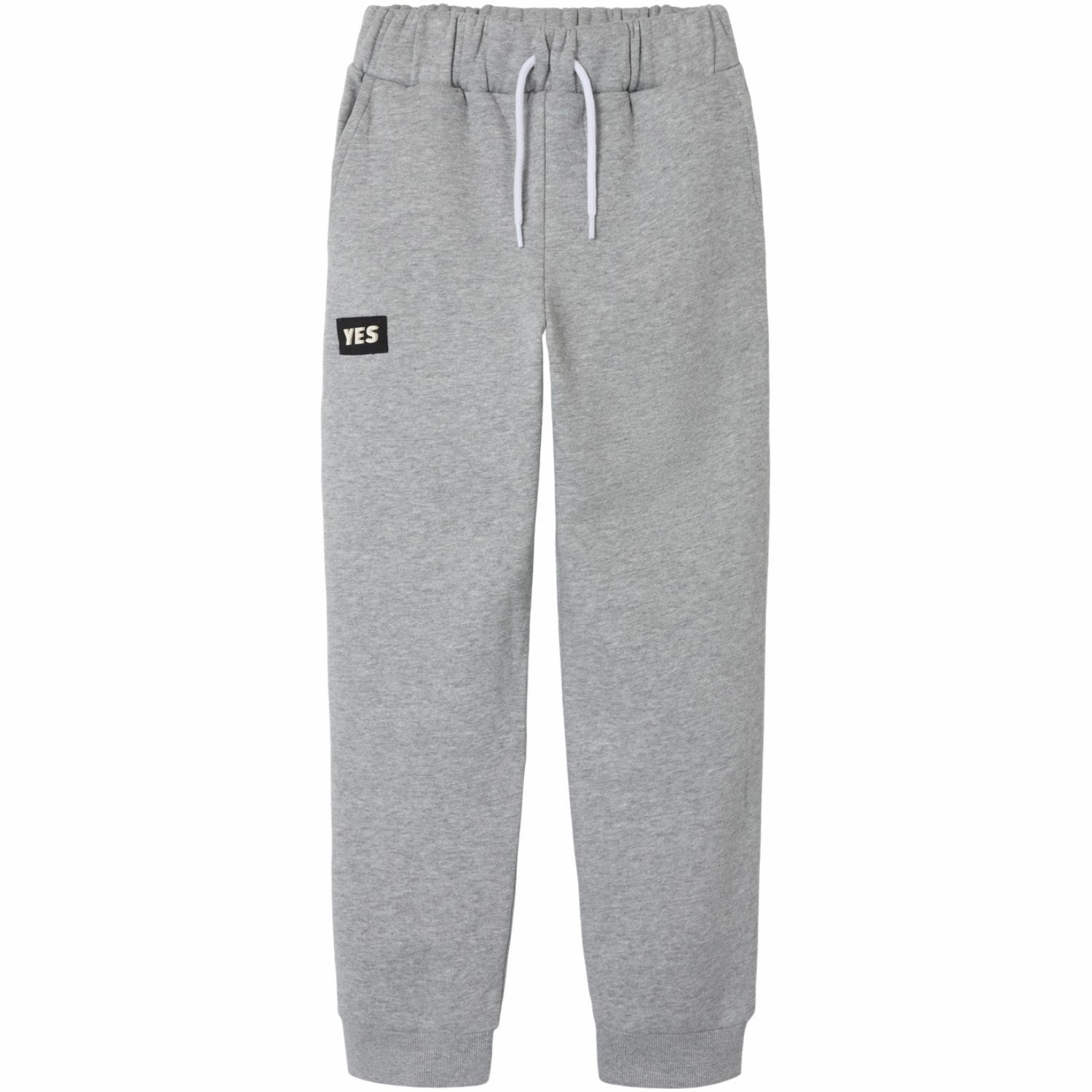 Name It Grey Melange Ohans Regular Sweatpants Reinforced Stress Points