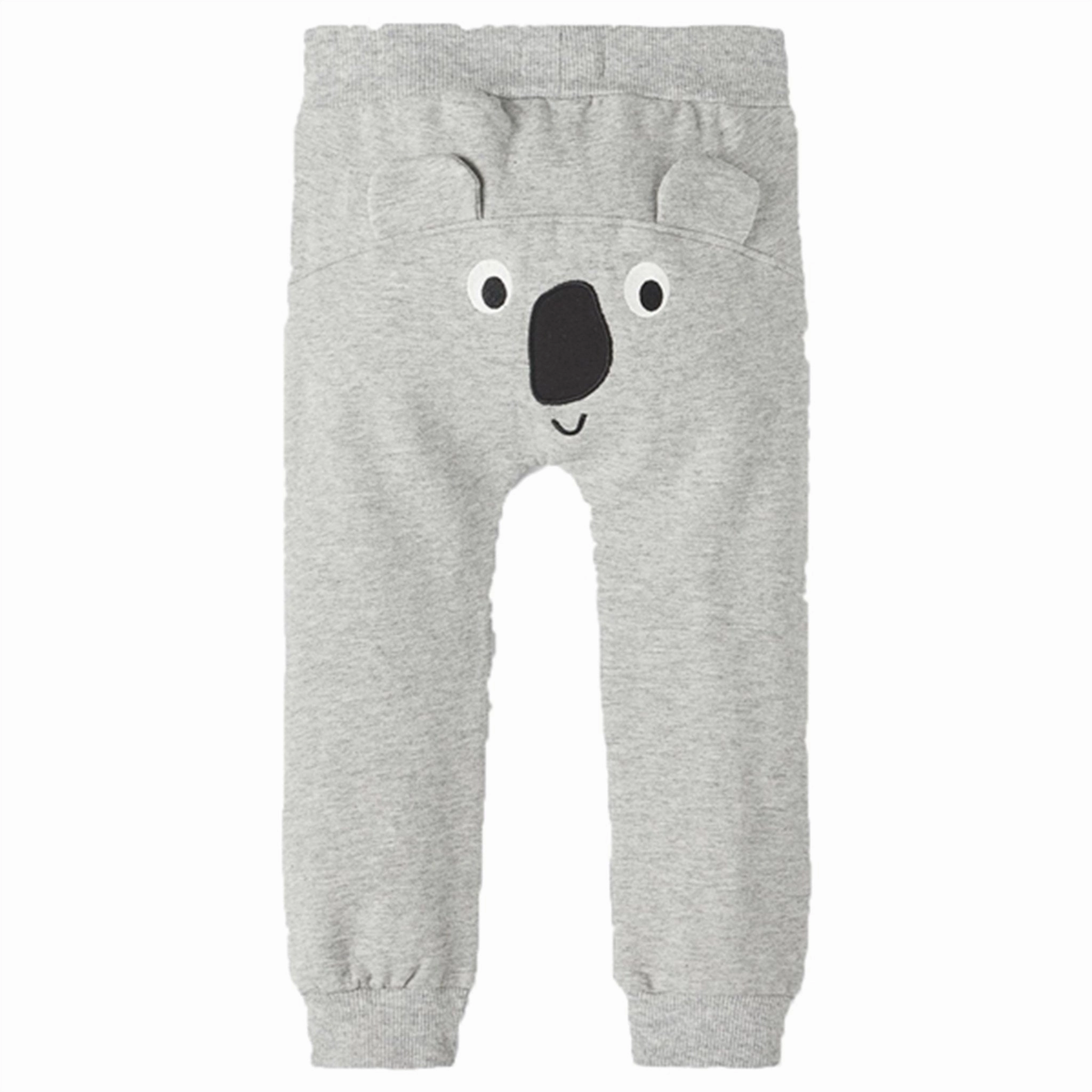 SecureZipper Name it Grey Melange Tolan Sweatpants