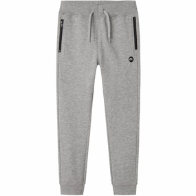Name It Grey Melange Vimo Sweatpants Noos MoistureWickingTechnology Faux Fur