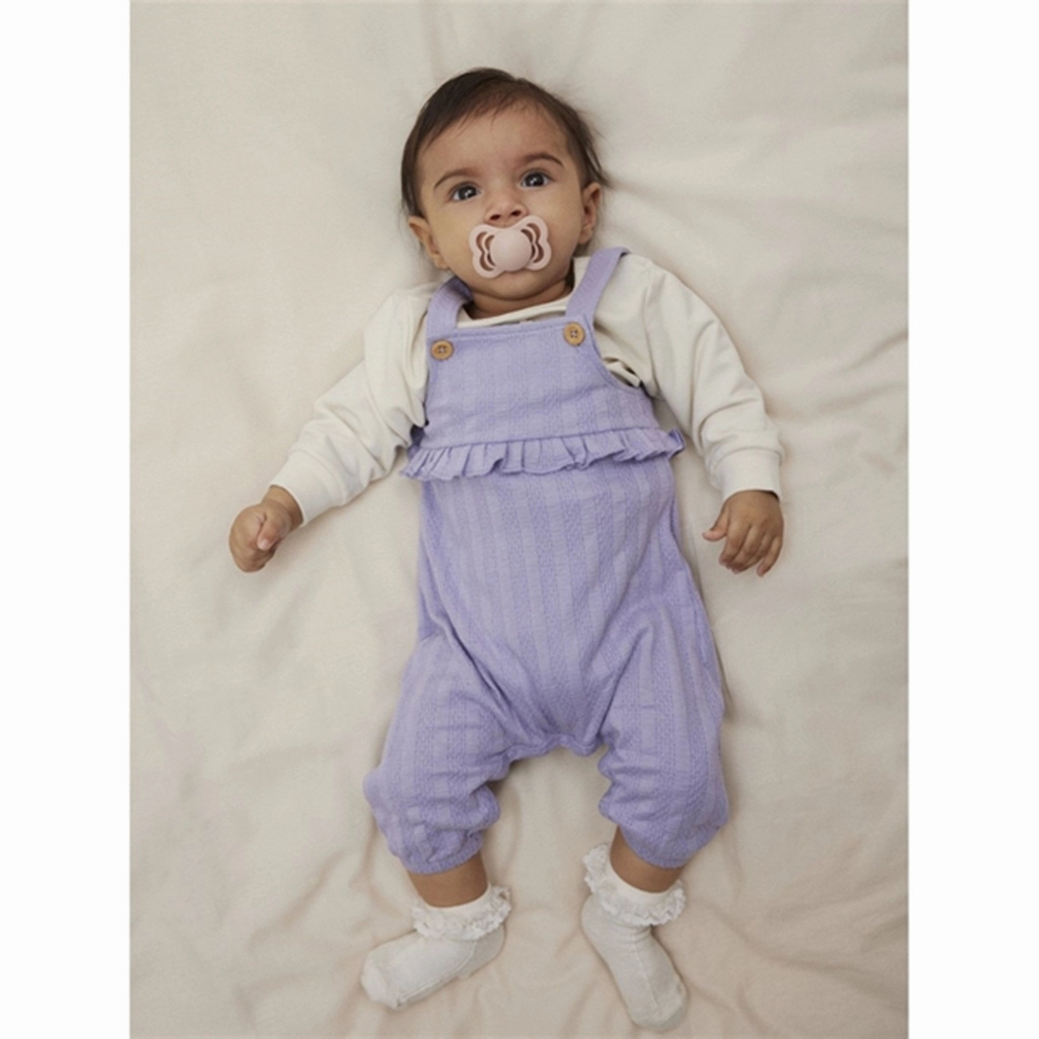 Name it Heirloom Lilac Dubie Overall Cuffed hem AbrasionResistantFabric