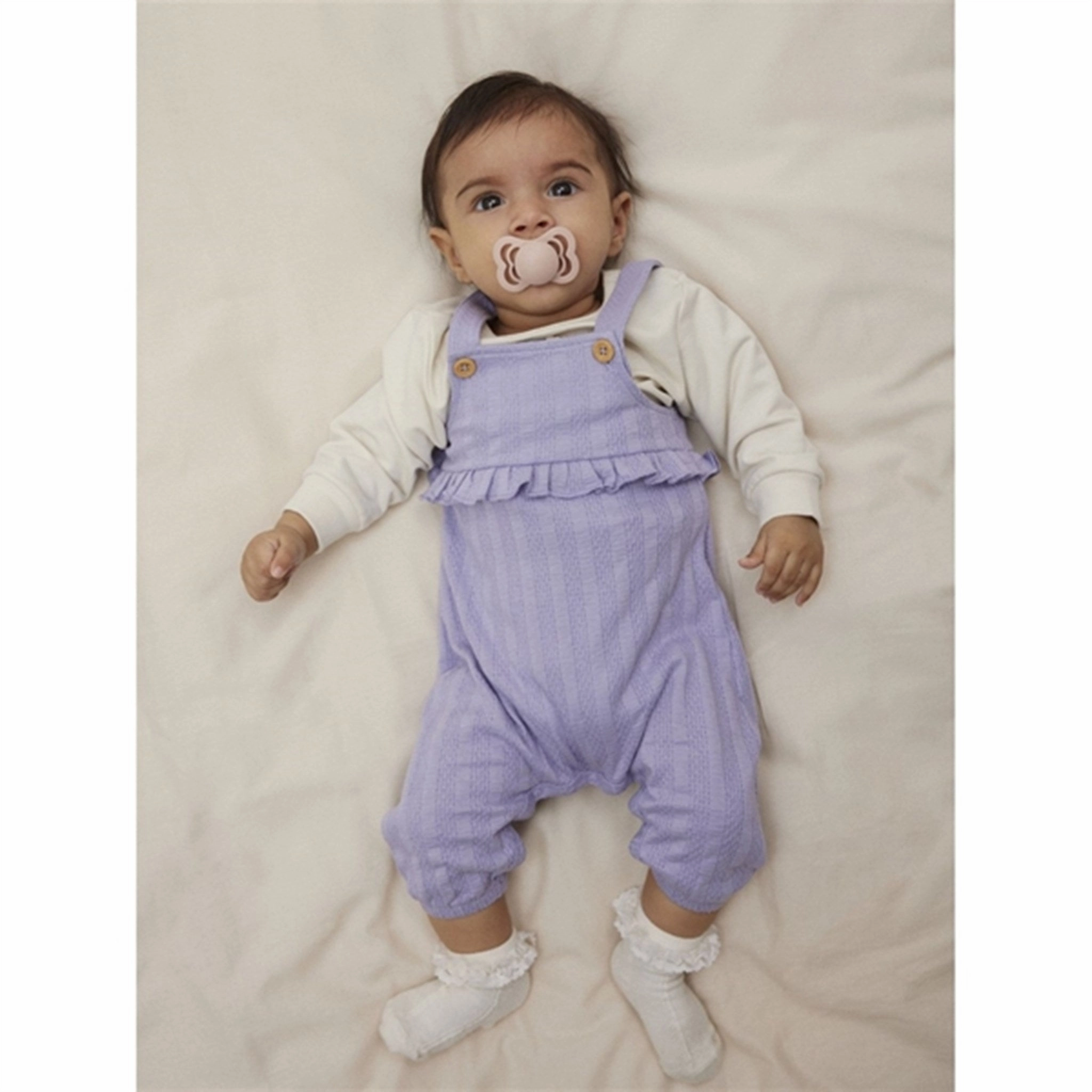 Flattering Design Wear Flexible Seam Name it Heirloom Lilac Dubie Overall