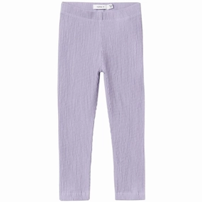 Name it Heirloom Lilac Dukke Leggings Sporty Stretch Wear Power Stretch