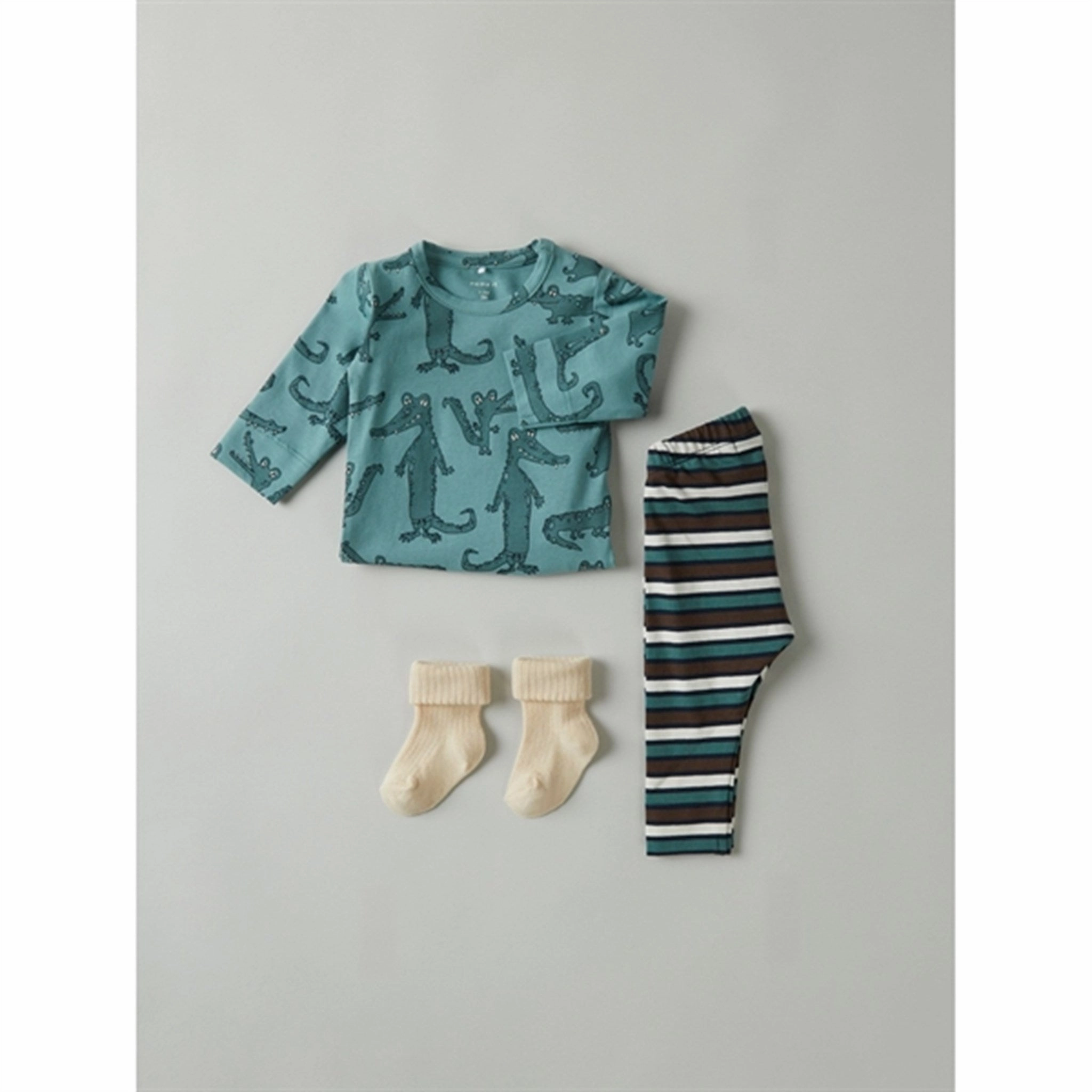 Name it Hot Fudge Lassir Leggings Active Design Casual Performance