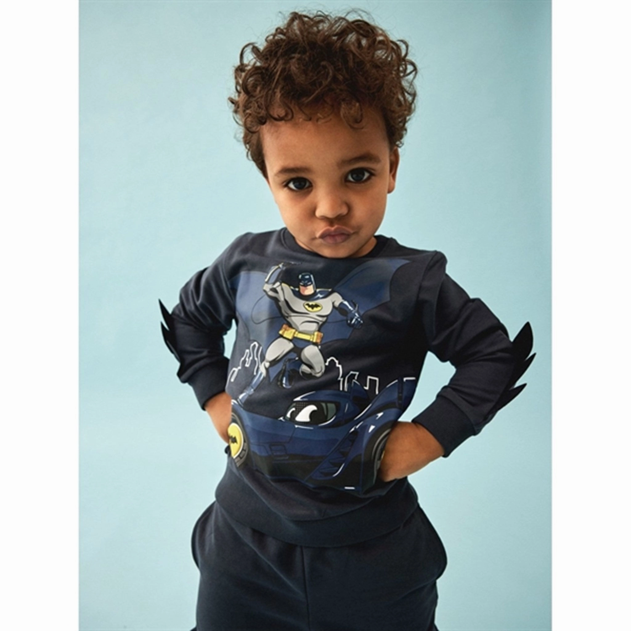 Name it India Ink Jacobo Batwheels Sweatpants Zip-up front scarf venue