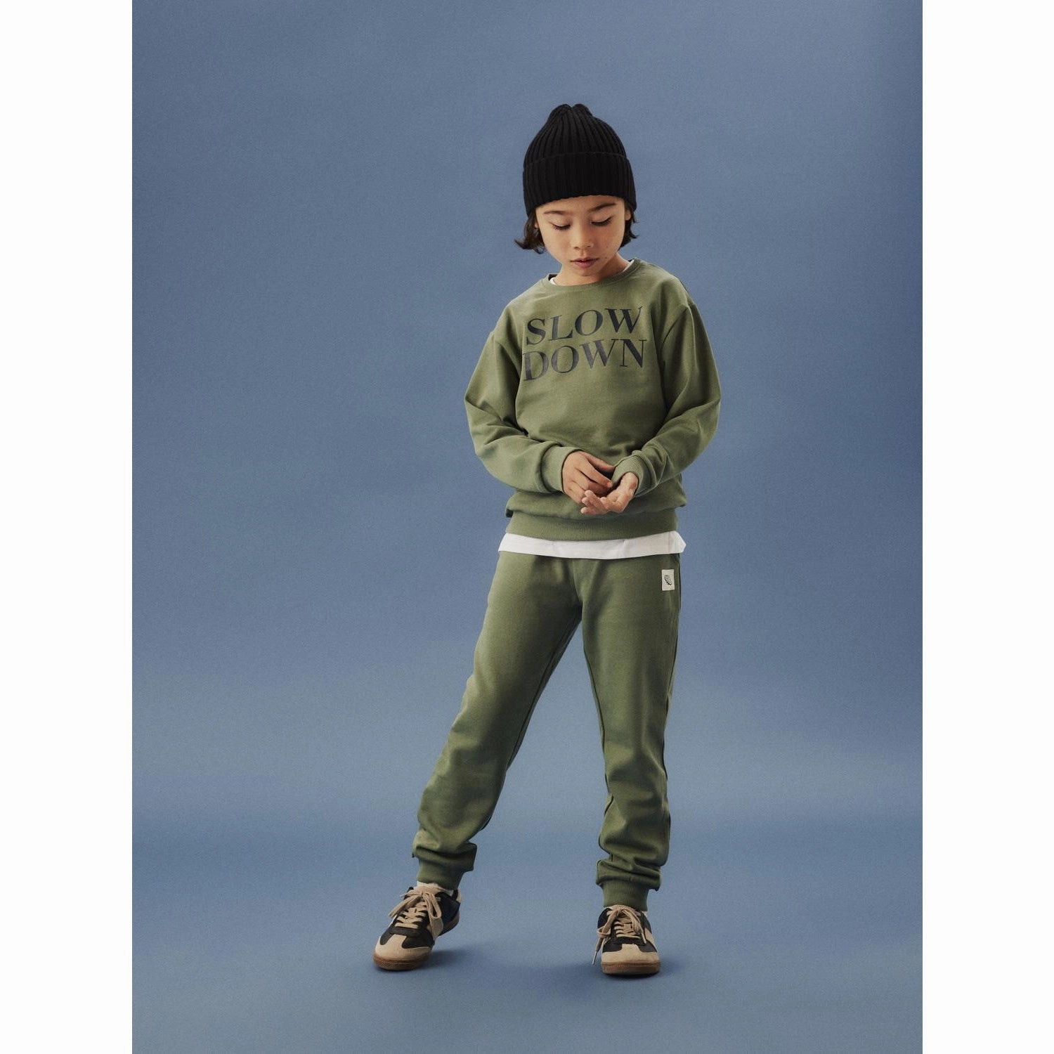 Name It Laurel Wreath Nkmnello Nreg Swe Pants Bru Pb Oil