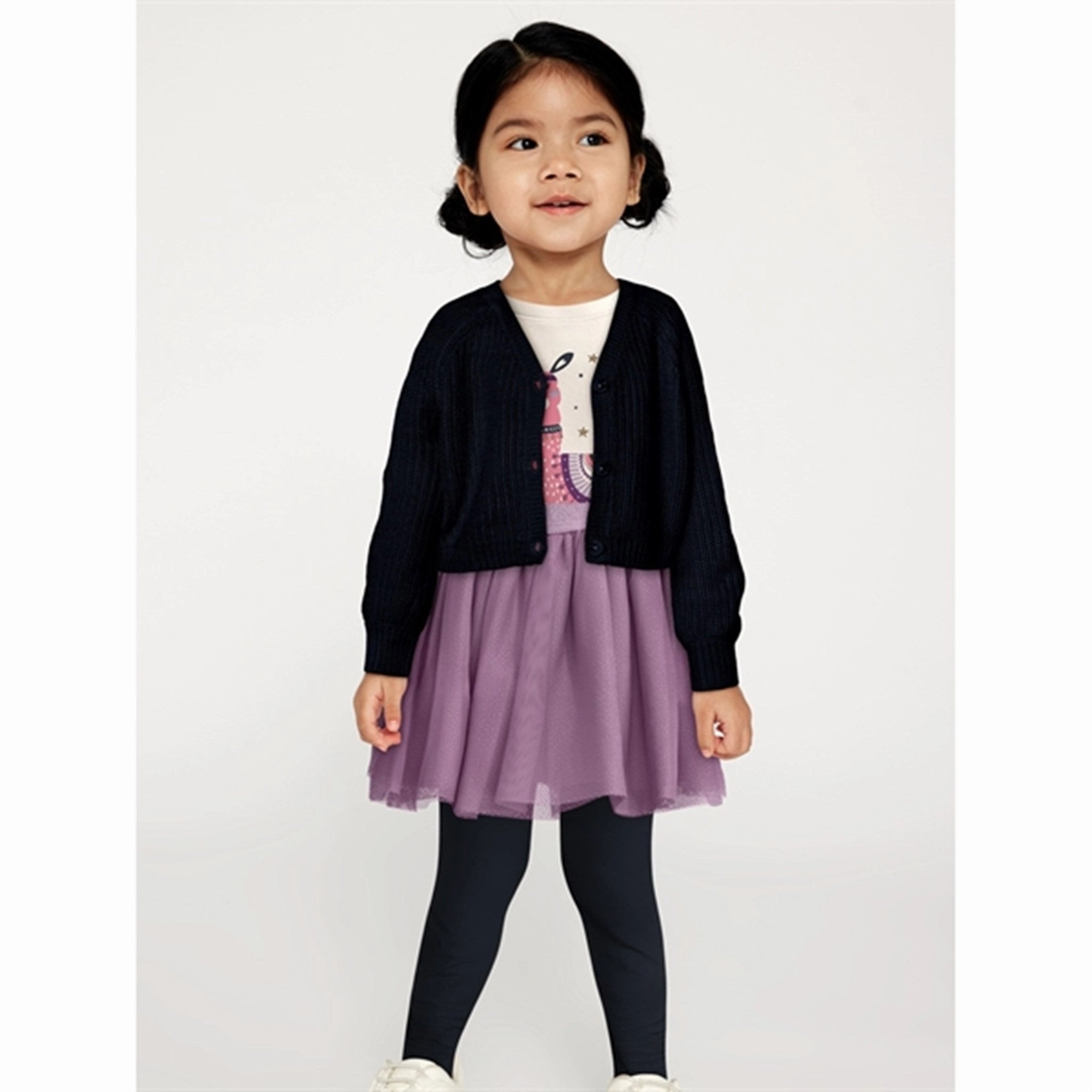 Anti Pilling Fabric Name it Lavender Mist Vaboss Glitter Skirt