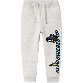 Name it Light Grey Melange Fletch Batwheels Sweatpants nylon geothermal power