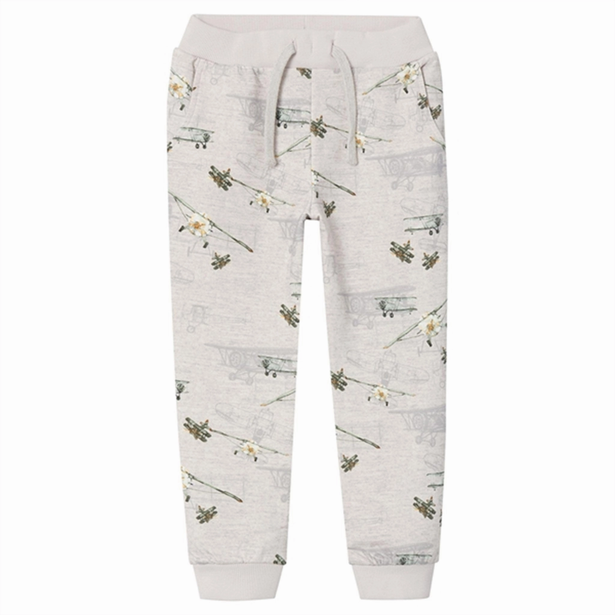 YogaReadyTexture Name it Light Grey Melange Halfdan Sweatpants
