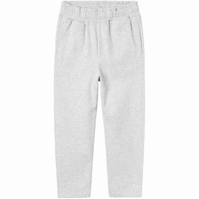 adhesive Biodegradable Name It Light Grey Melange Nakonni Sweatpants
