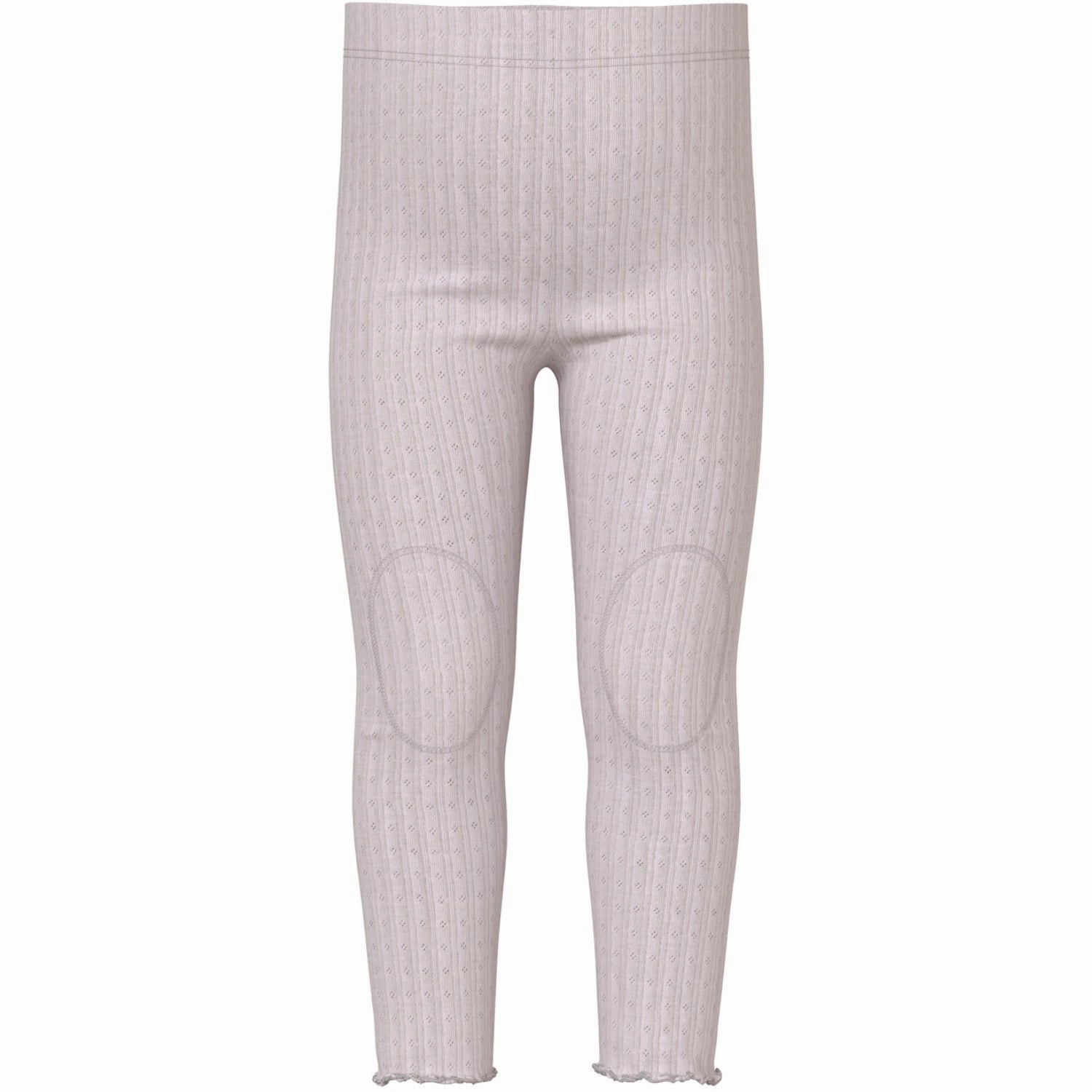 Minimalist Style Summer Wear Winter Sports Shape Retain Name It Lilac Ash Wossa Wool/Silk Rib Leggings