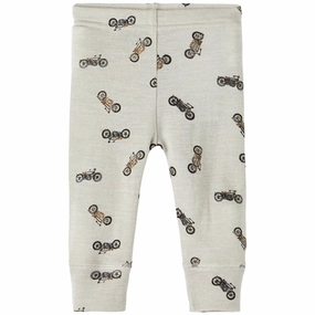 Name it London Fog Wang Wool Rib Leggings AOP Cozy Stretch Comfort Seeker Four Way