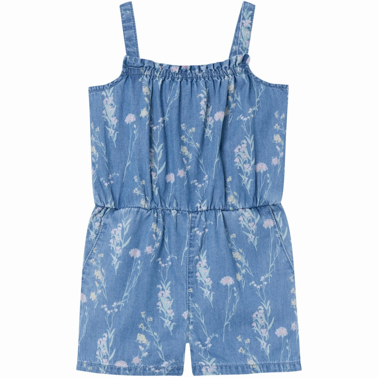 Neutral Yoga Luxury Urban Name It Medium Blue Denim Bella Baggy Denim Playsuit