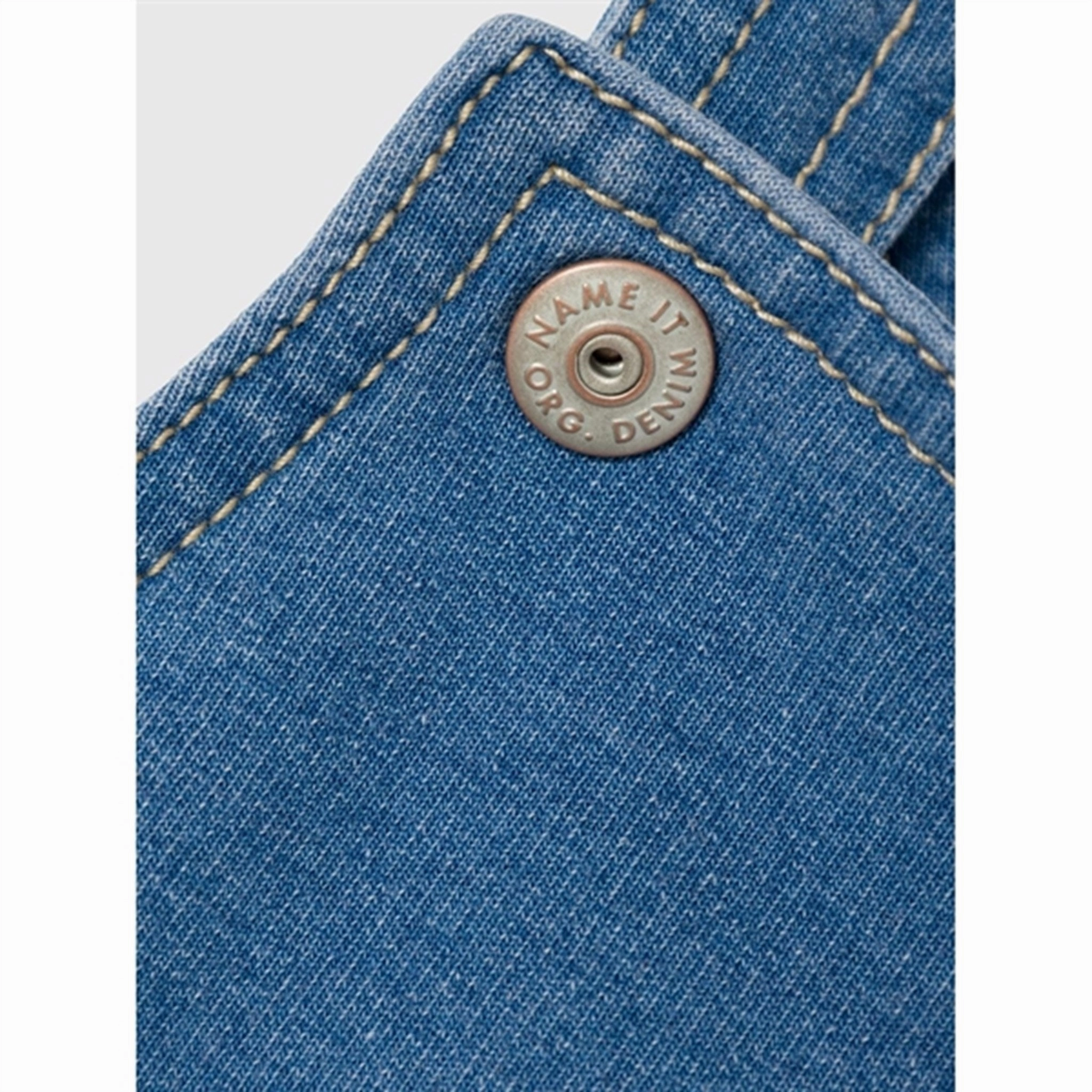 Name it Medium Blue Denim Ben Baggy Denim Overall UV Protection
