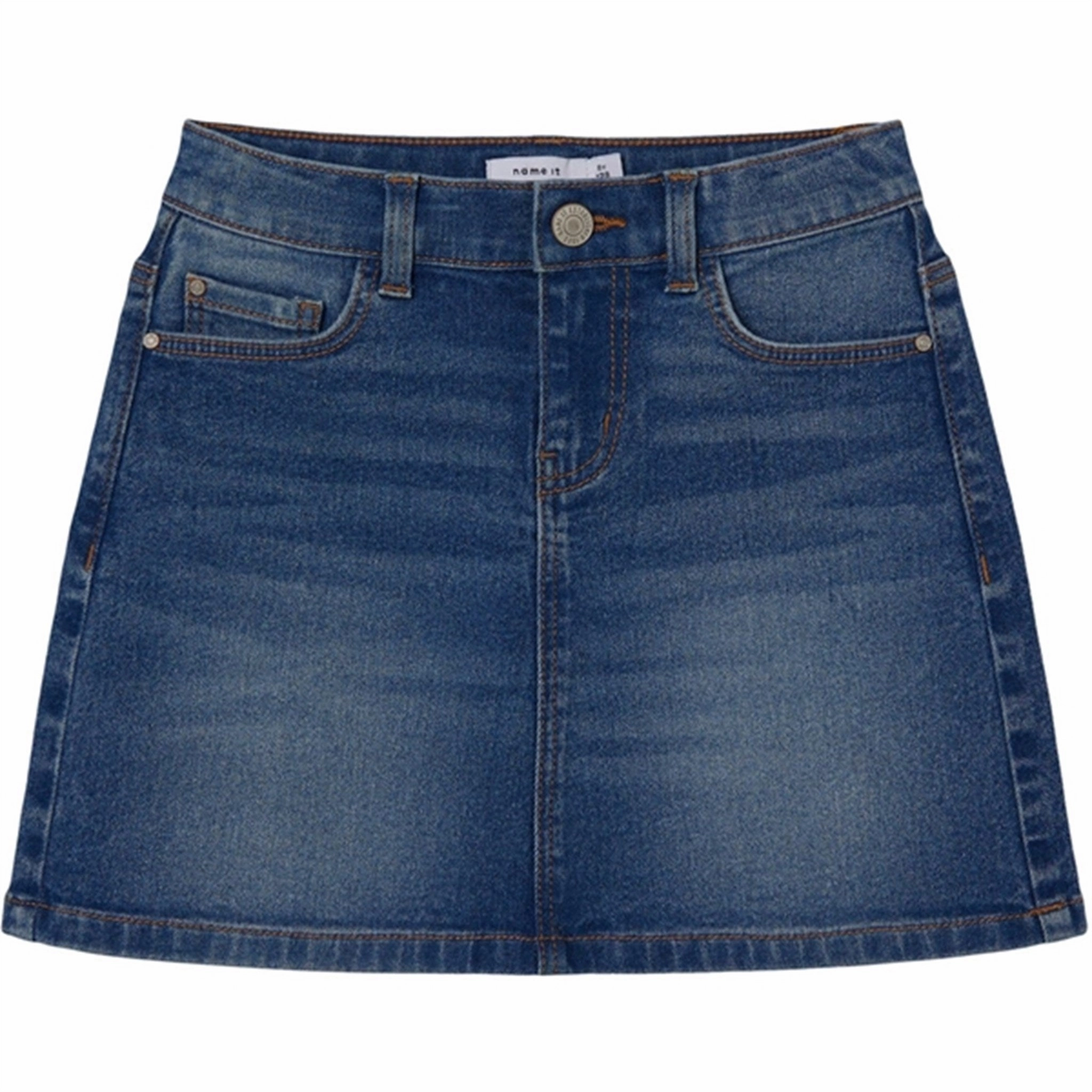 Elegant Look Style Layering Name it Medium Blue Denim Diana Denim Skirt Noos