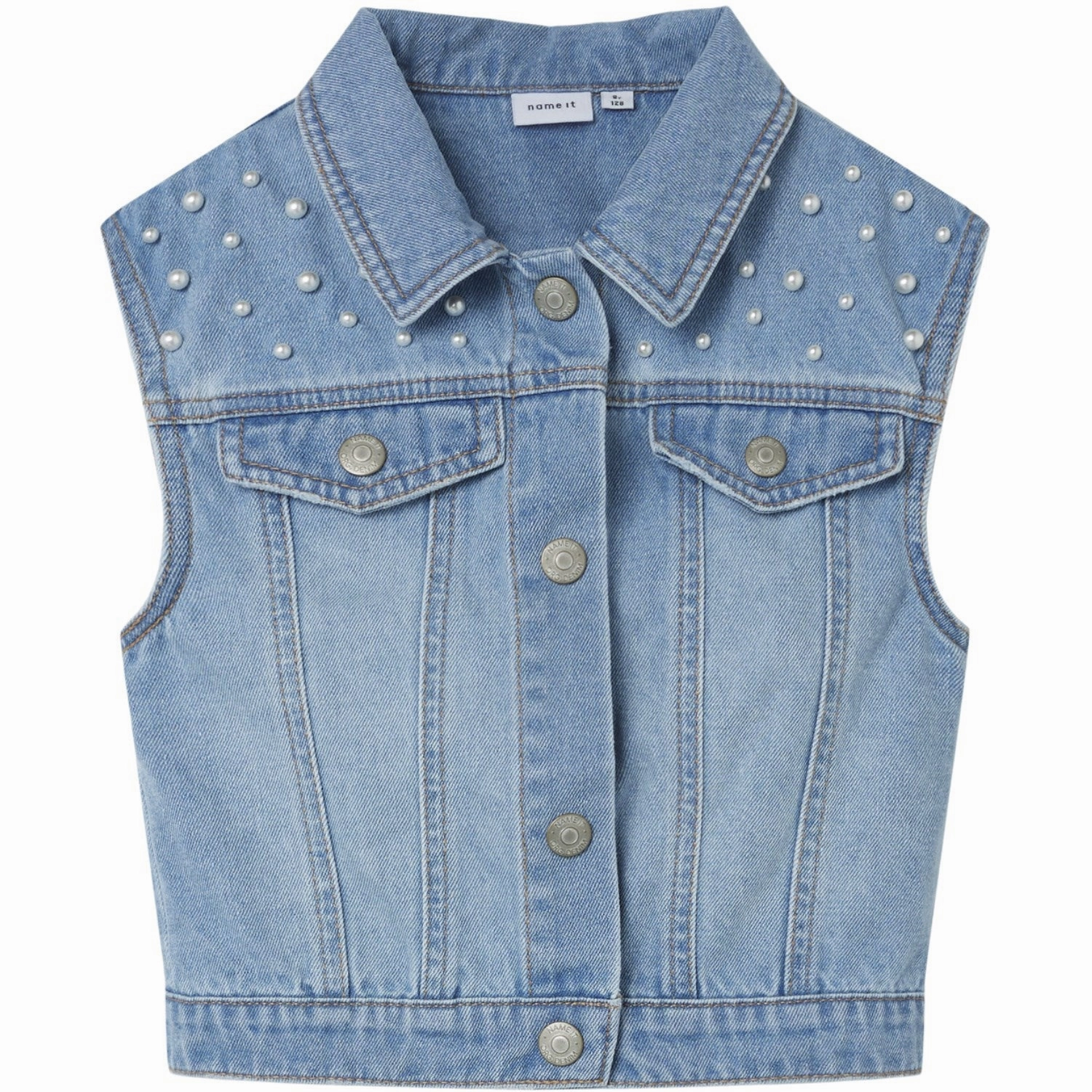 minus Name It Medium Blue Denim Erna Denim Vest