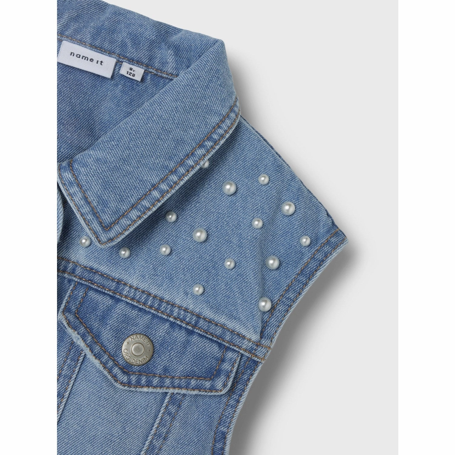 Clear Tactical Reinforcements Name It Medium Blue Denim Erna Denim Vest