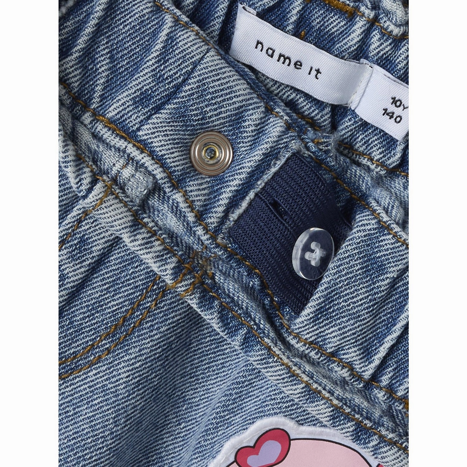 Quick Fit Hemp Blend Name It Medium Blue Denim Ova Squishmallows Denim Skirt