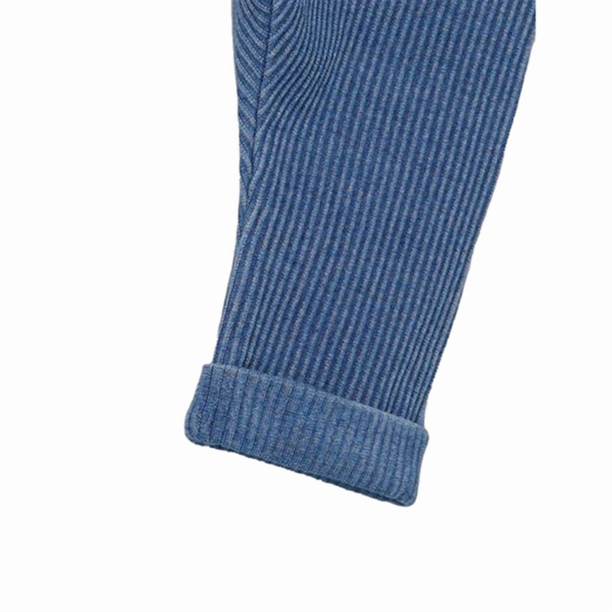 Name it Medium Blue Denim Silas X-Slim Leggings Flatlock Seams Sleek Motion