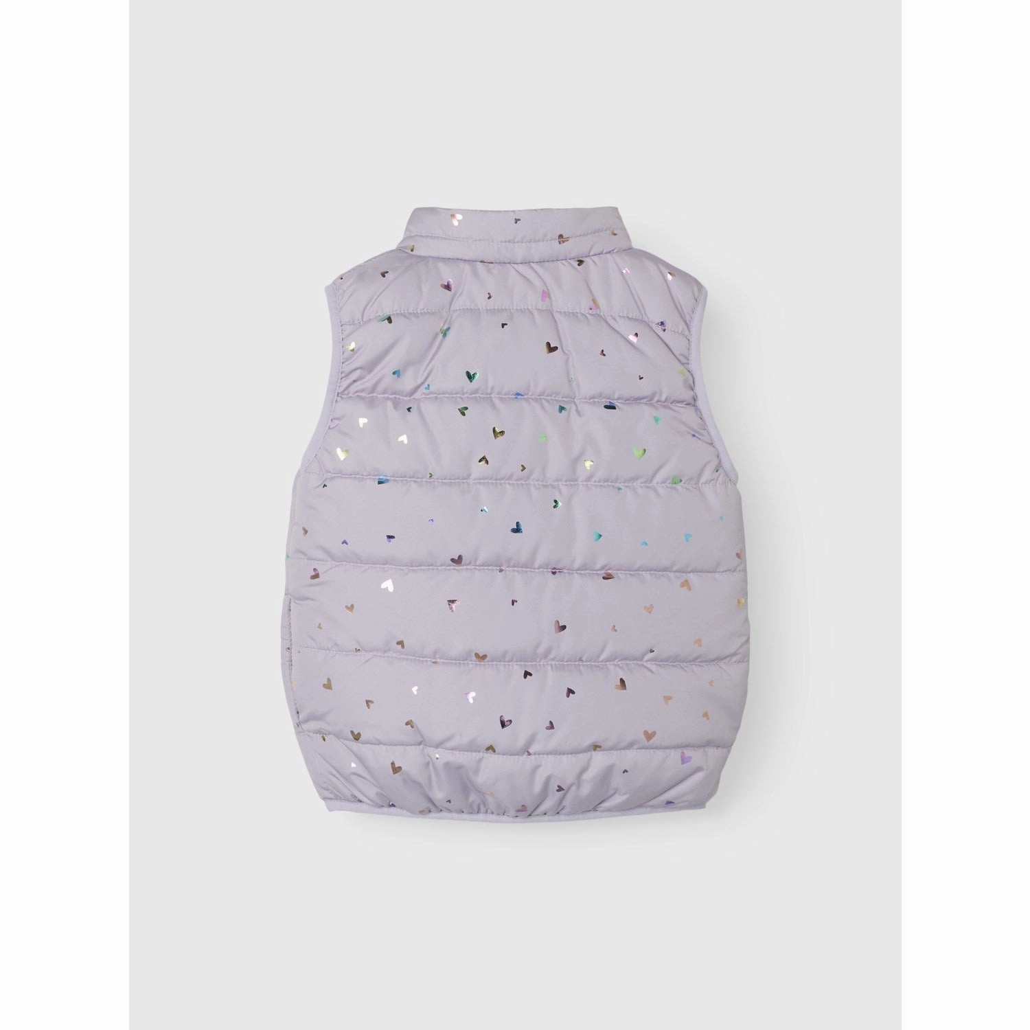 Name It Misty Lilac Mylane Vest Foil Heart Compliment variation