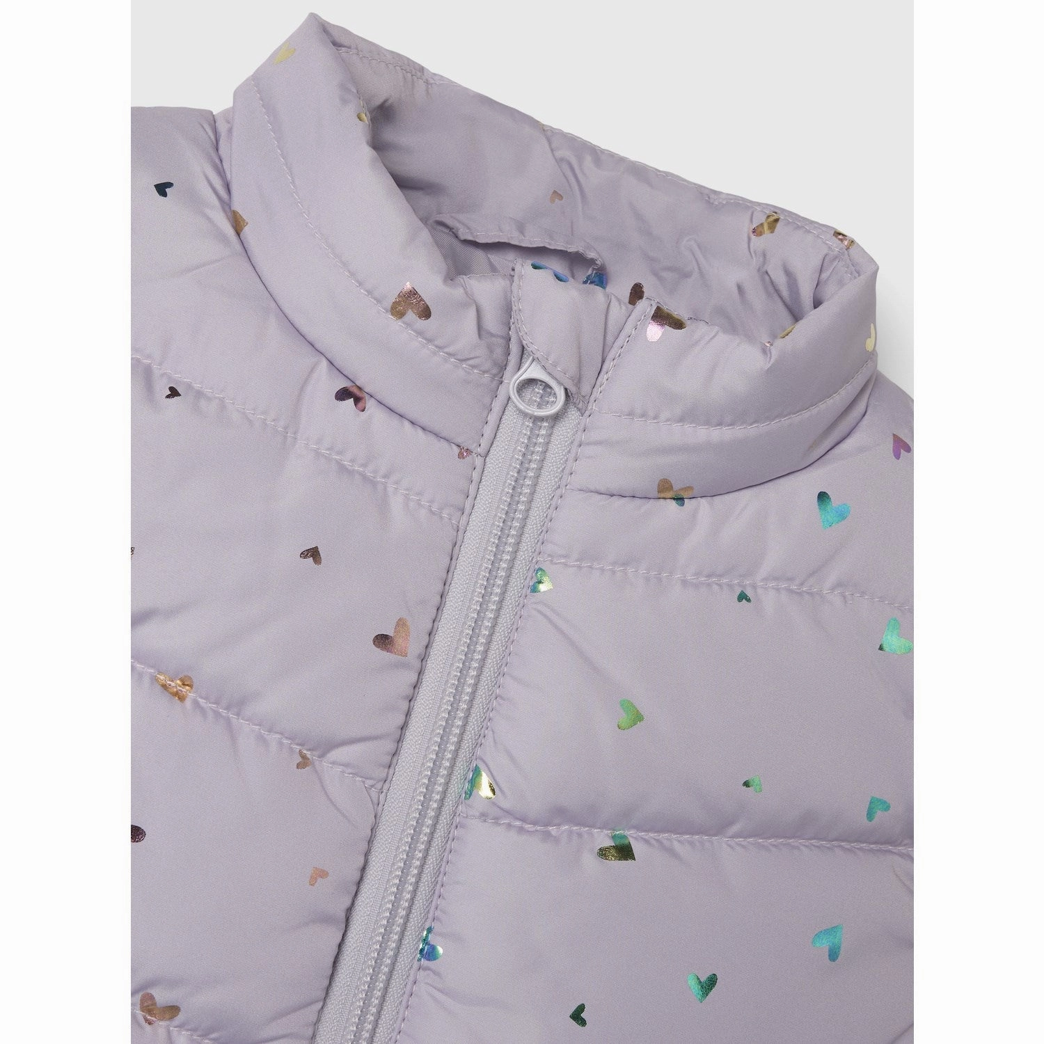 Name It Misty Lilac Mylane Vest Foil Heart accessory