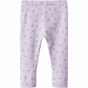 Name It Misty Lilac Nbfhofie Slim Leggings Soft Stretch