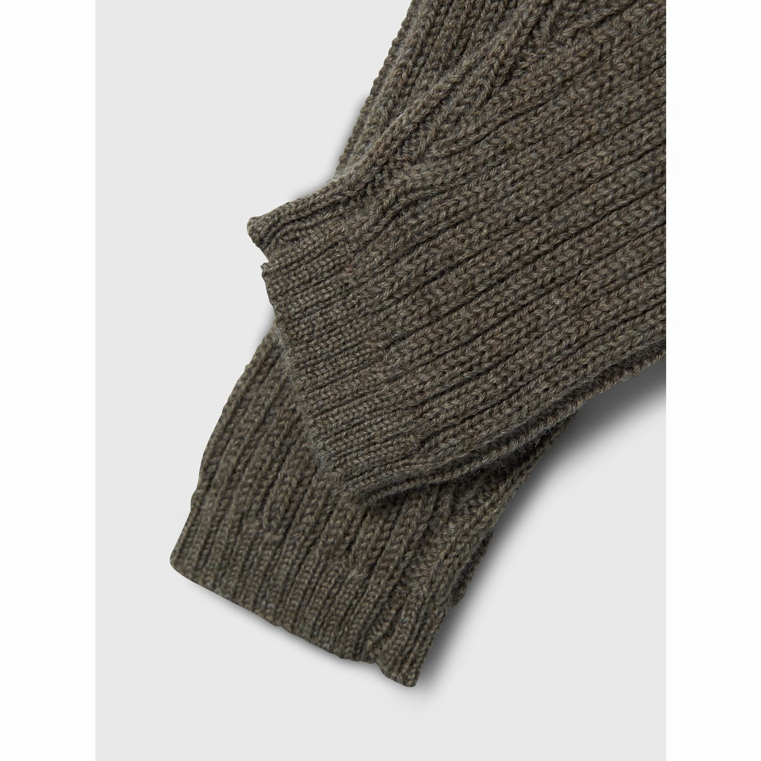 Name It Mulled Basil Wriss Wool Knit Long Johns Comfort Stretch