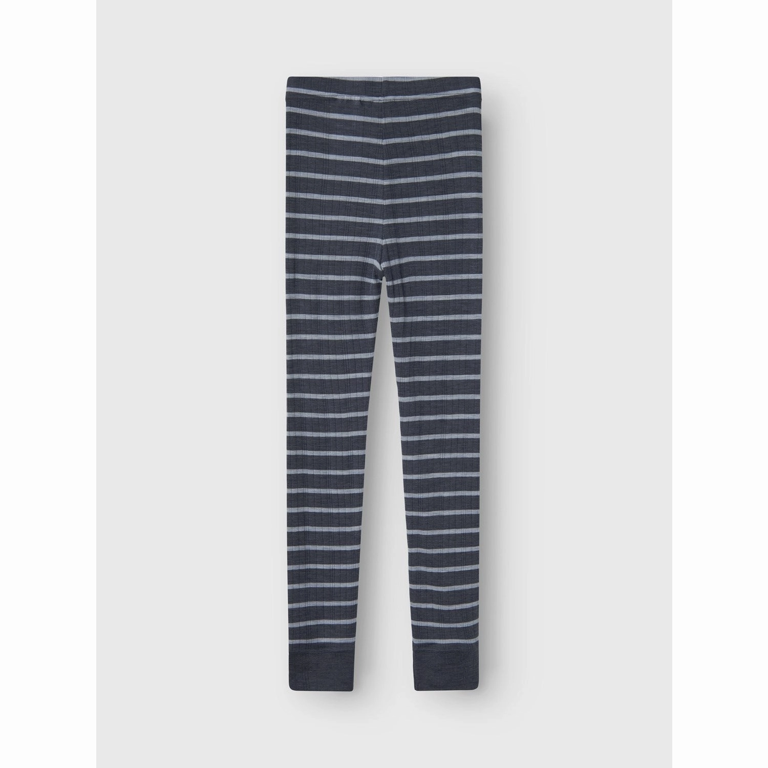 Name It Ombre Blue Wang Wool Needle Long Johns Stripe Versatile Activewear Anti Odor Evening Walk
