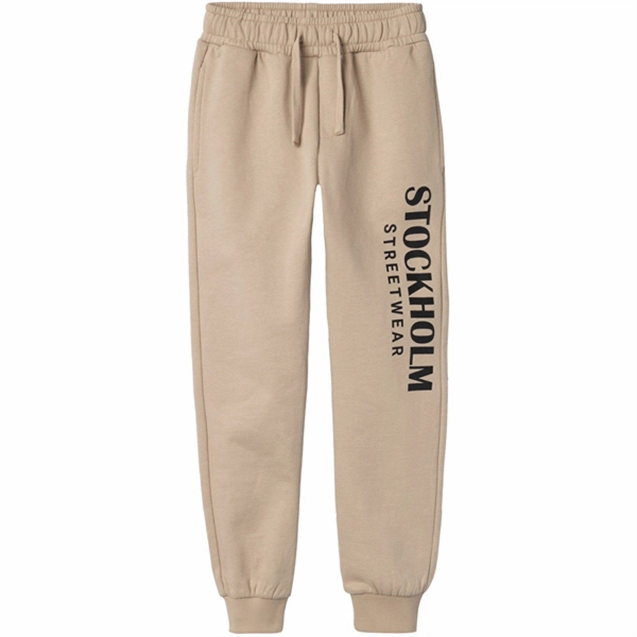 Name it Oxford Tan Stobias Sweatpants Odor Control Treatment nylon
